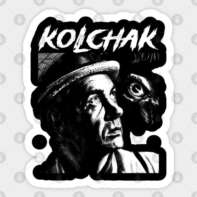 Pencil White Kolchak Adventure horor Sticker by regencyan